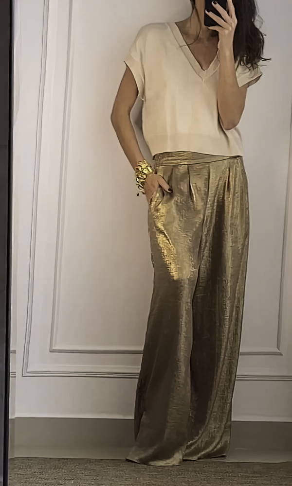 Maelynn | Elegant sett med topp og bukse