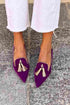 Klaerigo | Loafers med dusker – Lilla