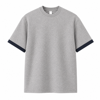 Kraftig T-skjorte til Herre – 260g Oversized med Drop Shoulder