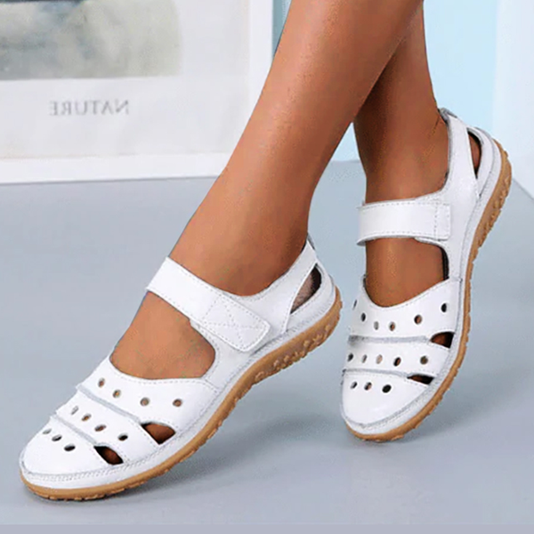 Hule krok flate sandaler - ergonomiske sko