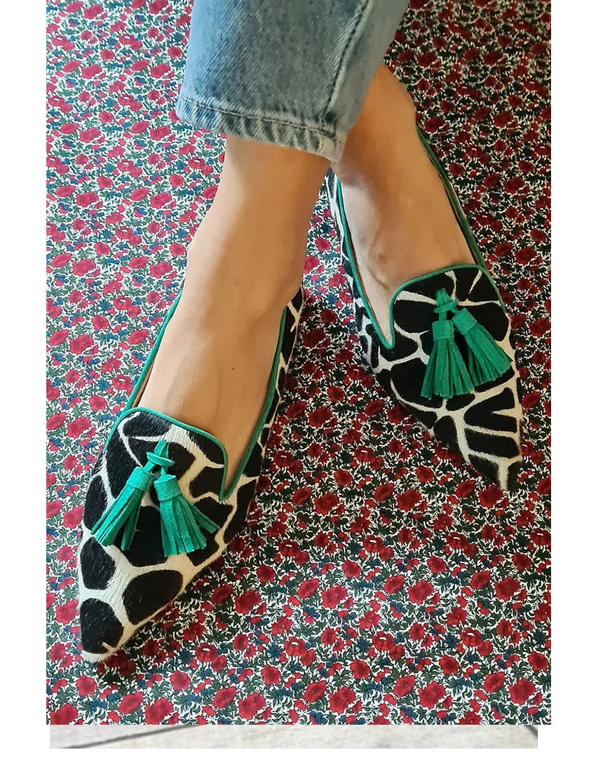 Klaerigo | Elegante spisse loafers – Grønn