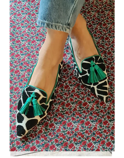 Klaerigo | Elegante spisse loafers – Grønn