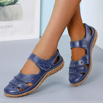 Hule krok flate sandaler - ergonomiske sko