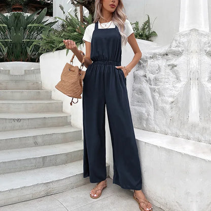 Jumpsuit med vide ben