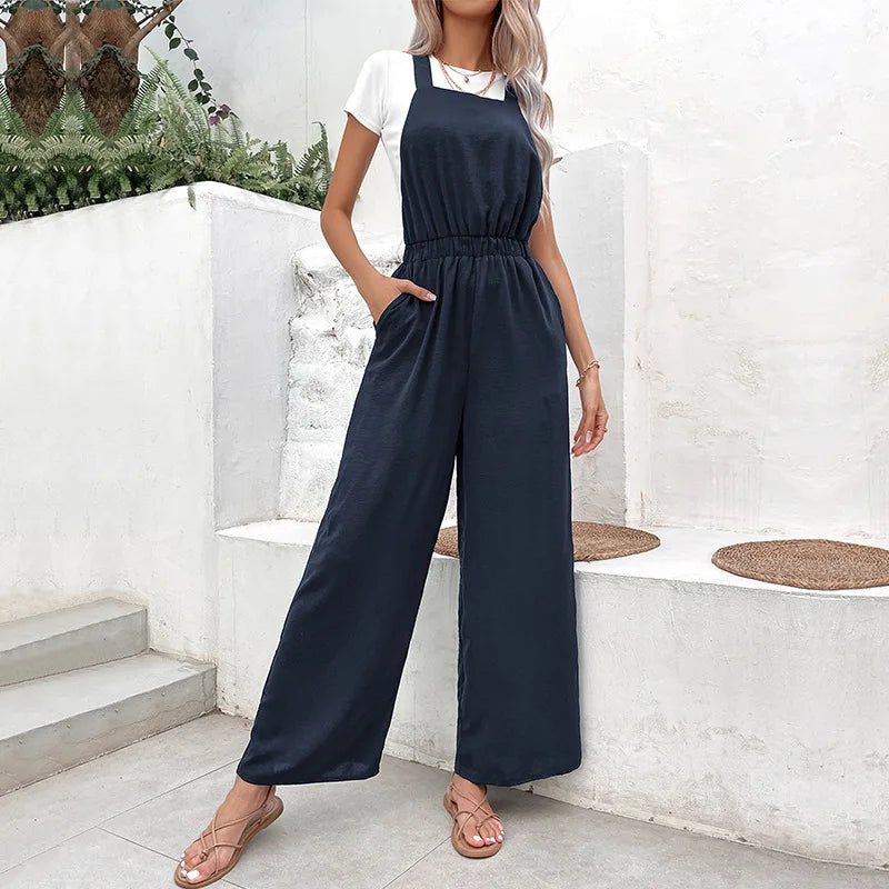 Jumpsuit med vide ben