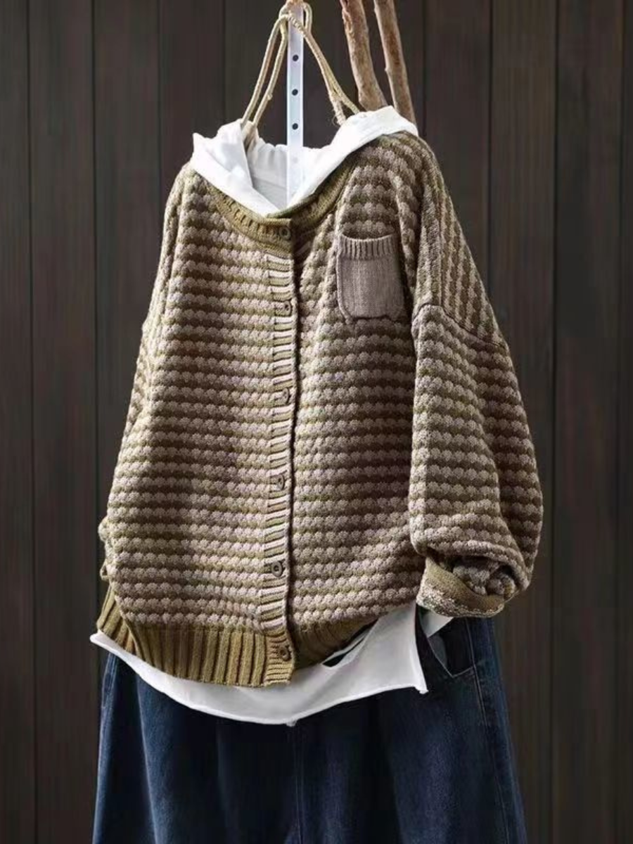 Klaerigo | TEKSTURERT STRIKKECARDIGAN