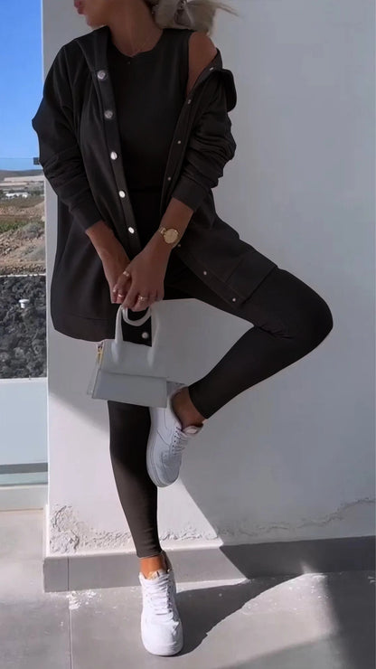 Pien | Elegant vest med hettegenser og hettegenser