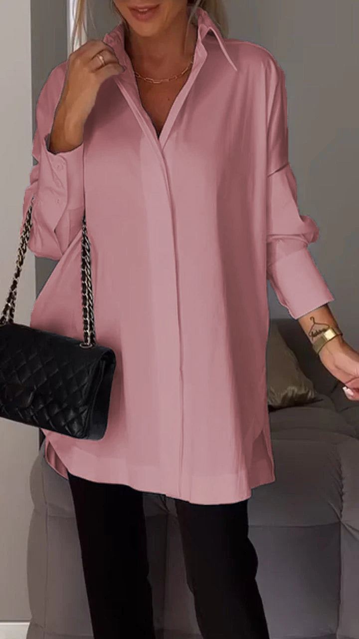 Juliana | Elegant skjorte med reversåpning