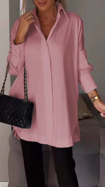 Juliana | Elegant skjorte med reversåpning