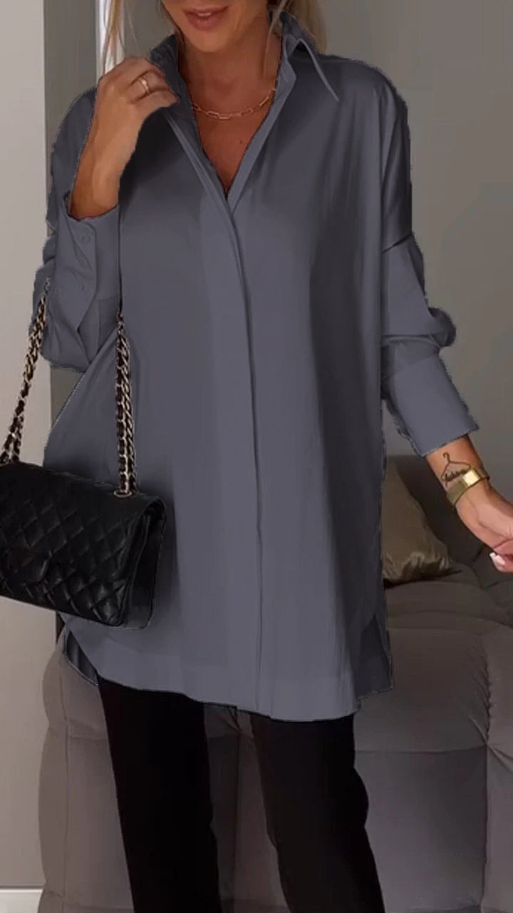 Juliana | Elegant skjorte med reversåpning