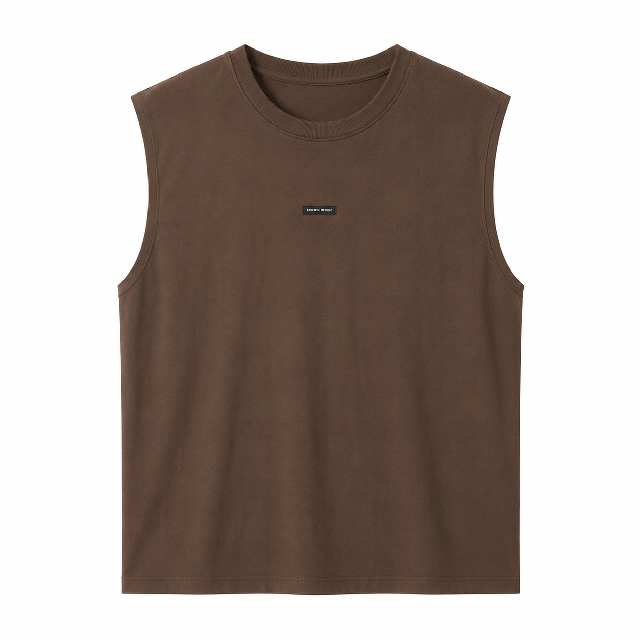Ermeløs Topp til Herre – Lett og Pustende Singlet med Minimalistisk Design