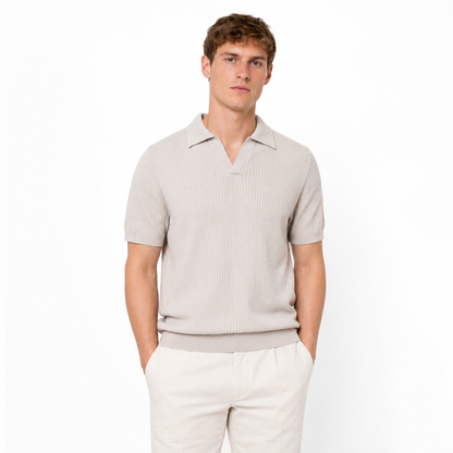 “Old Money” Polo T-skjorte til Herre – Klassisk &amp; Elegant Stil