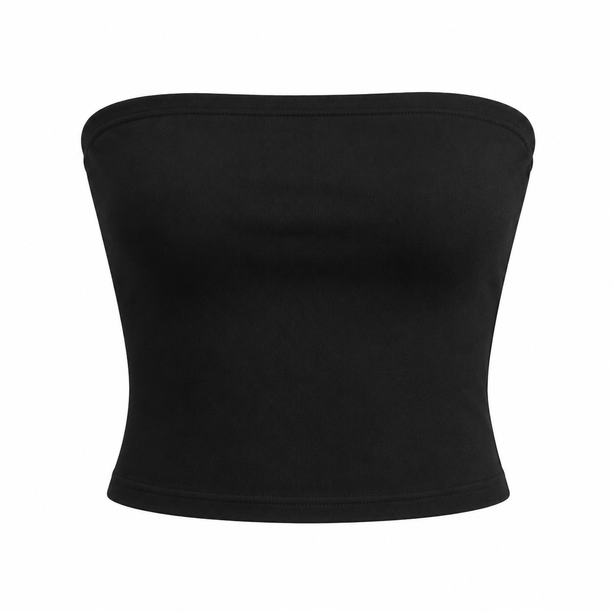 Stroppeløs Croptop for Dame – Minimalistisk Bandeau Sommertopp