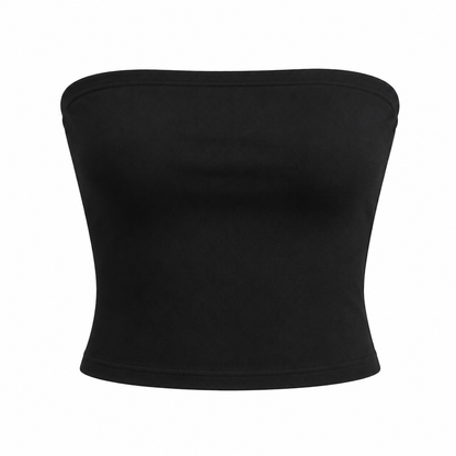 Stroppeløs Croptop for Dame – Minimalistisk Bandeau Sommertopp