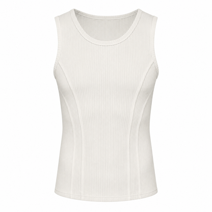 Ribbet Tank Top til Herre – Pustende Treningsvest for Gym og Sport
