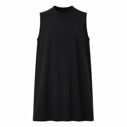 Ermeløs Tank Top til Herre – Oversized High Street Topp i Bomull