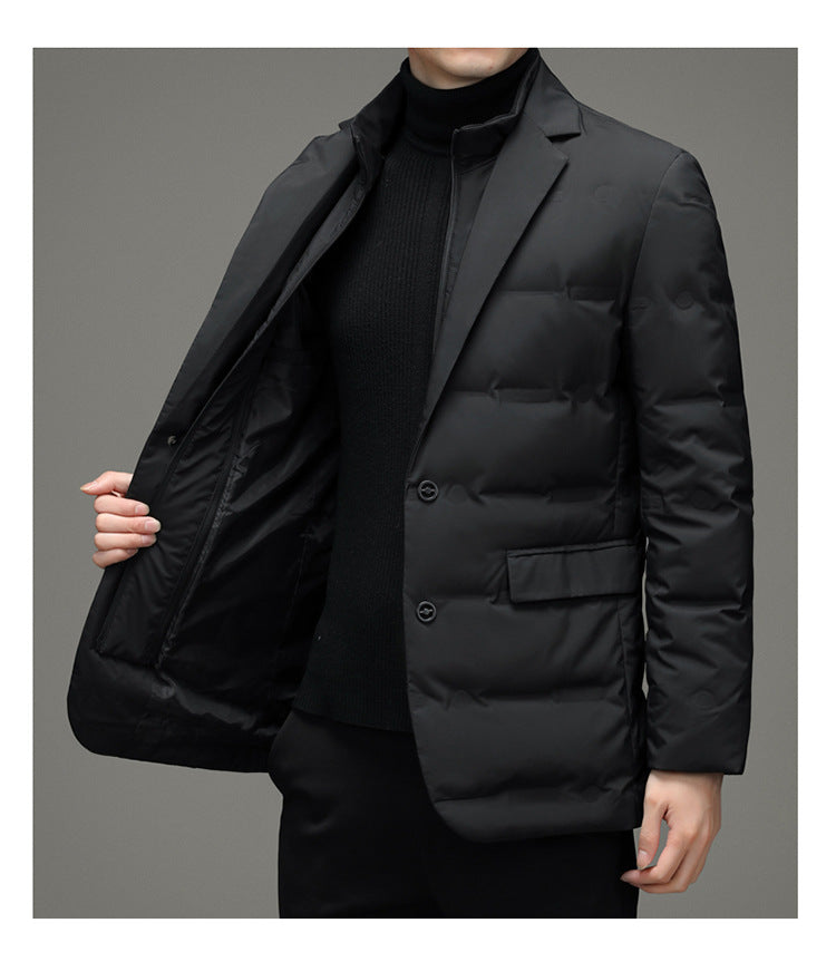 Dundynejakke i dress for menn, business og casual