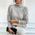 Lucienne | Elegant genser med høy krage – S