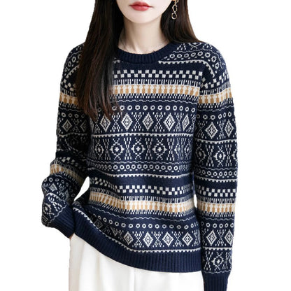 Fair Isle genser detalj
