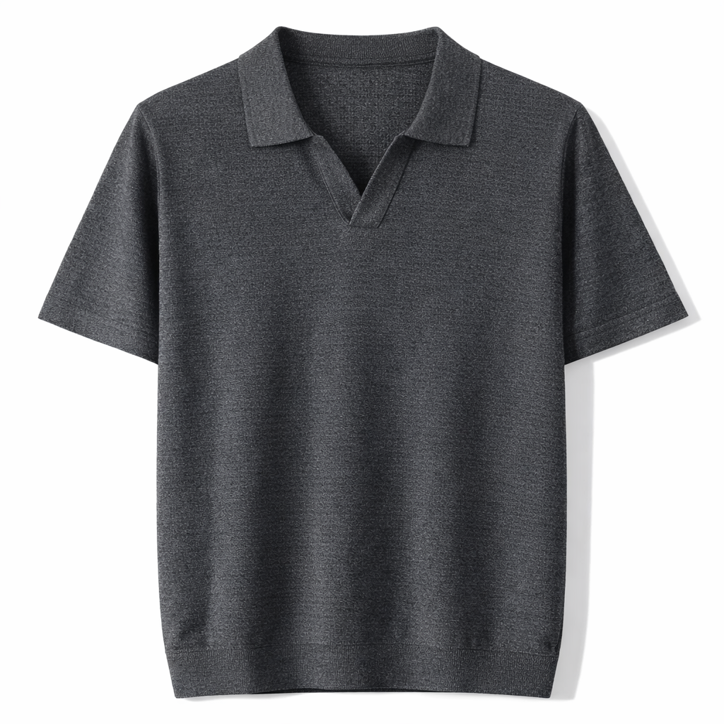 Lyocell Polo T-skjorte til Herre – 100% Lyocell, Lett &amp; Business Casual