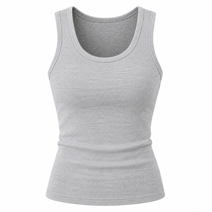 Bodybuilding Tank Top til Herre – Elastisk Bomulls Fitness Vest