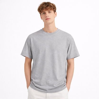 Lyocell T-skjorte til Herre – Minimalistisk Cityboy Stil &amp; Myk Komfort