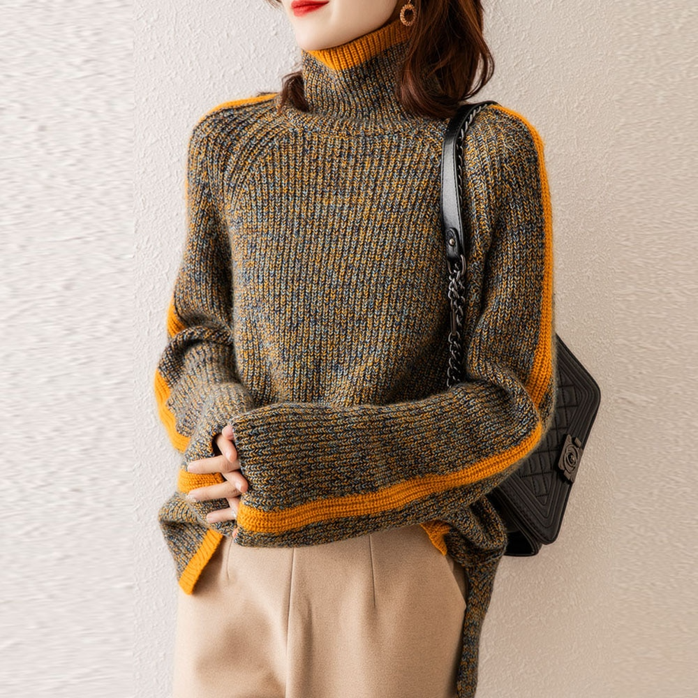Langermet genser med turtleneck