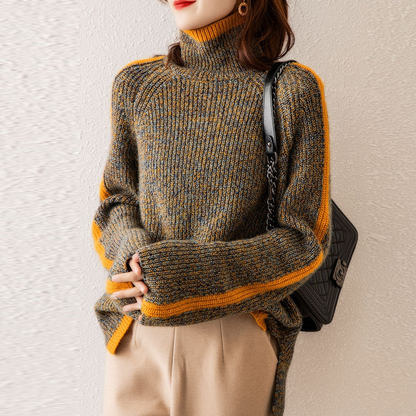 Langermet genser med turtleneck