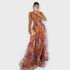 Mariselle | Maxikjole i mesh – Oransje