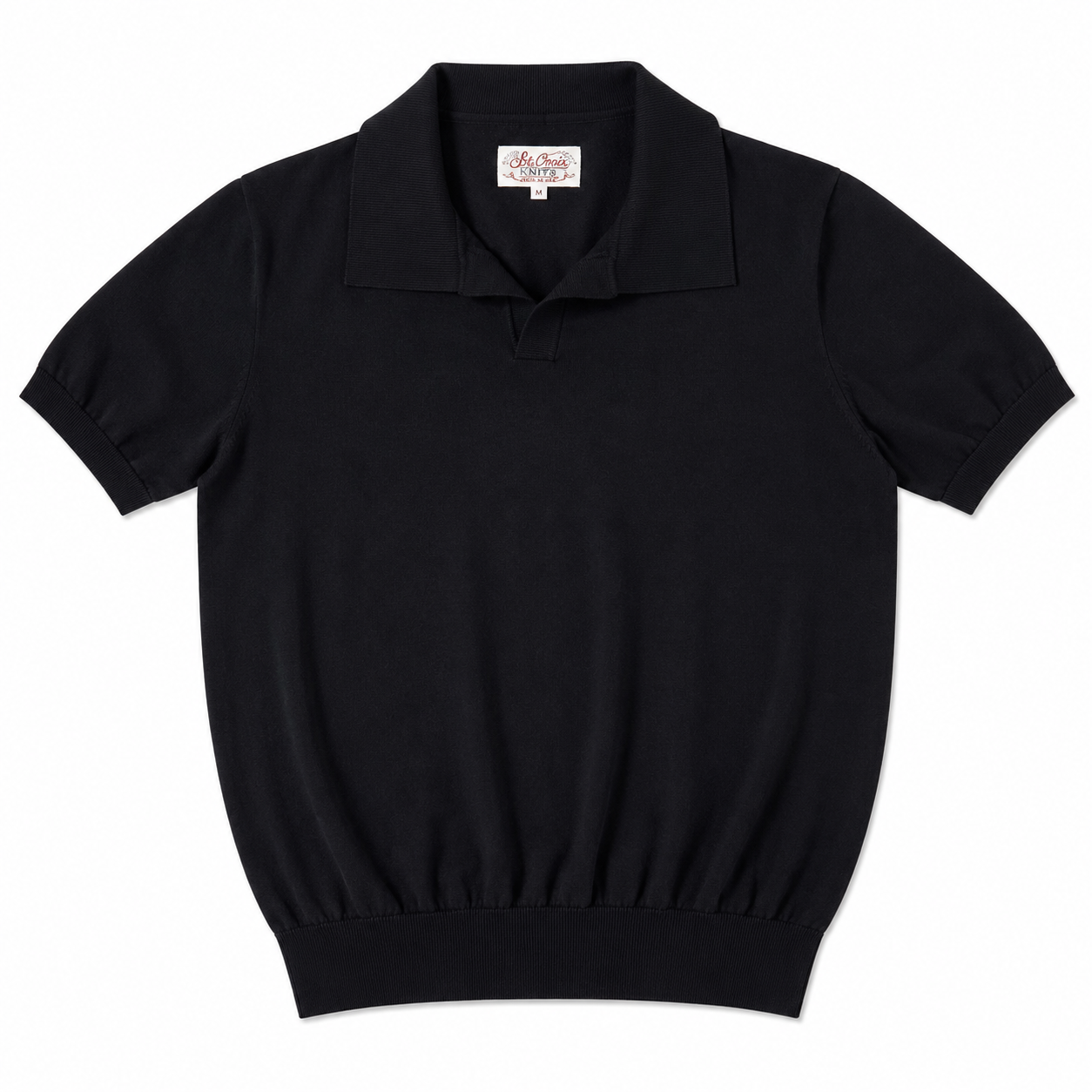 Strikket Poloskjorte til Herre – Slim Fit med Elegant Italiensk-Inspirert Stil