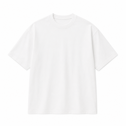 Oversized T-skjorte til Herre – Kortermet T-skjorte med Brodert Fiskemotiv
