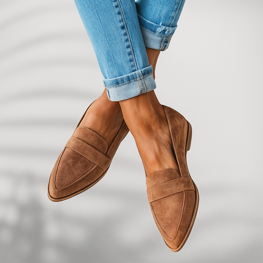 Ariane | Slanke loafers med spiss tå