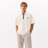 Polo T-skjorte til Herre – Half Placket & Løs Business Casual Stil – Grå