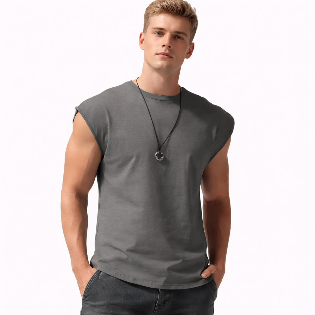 Trenings Singlet til Herre – Pustende Mesh &amp; Quick-Dry Tank Top