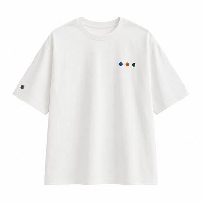 Heavyweight Brodert T-skjorte til Herre – 230g Loose Fit Sommertopp