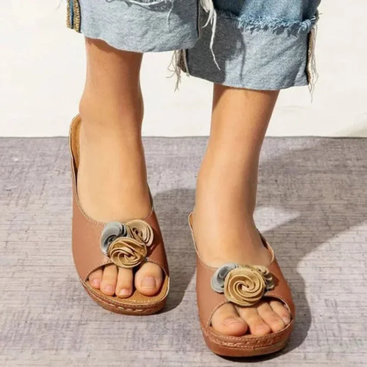 Women New Flower Sandals - ergonomiske sko