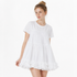 Hvit Meshdetalj T-skjorte til Dame – Original Design Sommertopp – topper