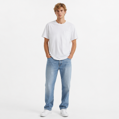 Oversized Trenings T-skjorte til Herre – Coolmax® Hurtigtørkende Sommertopp – Hvit