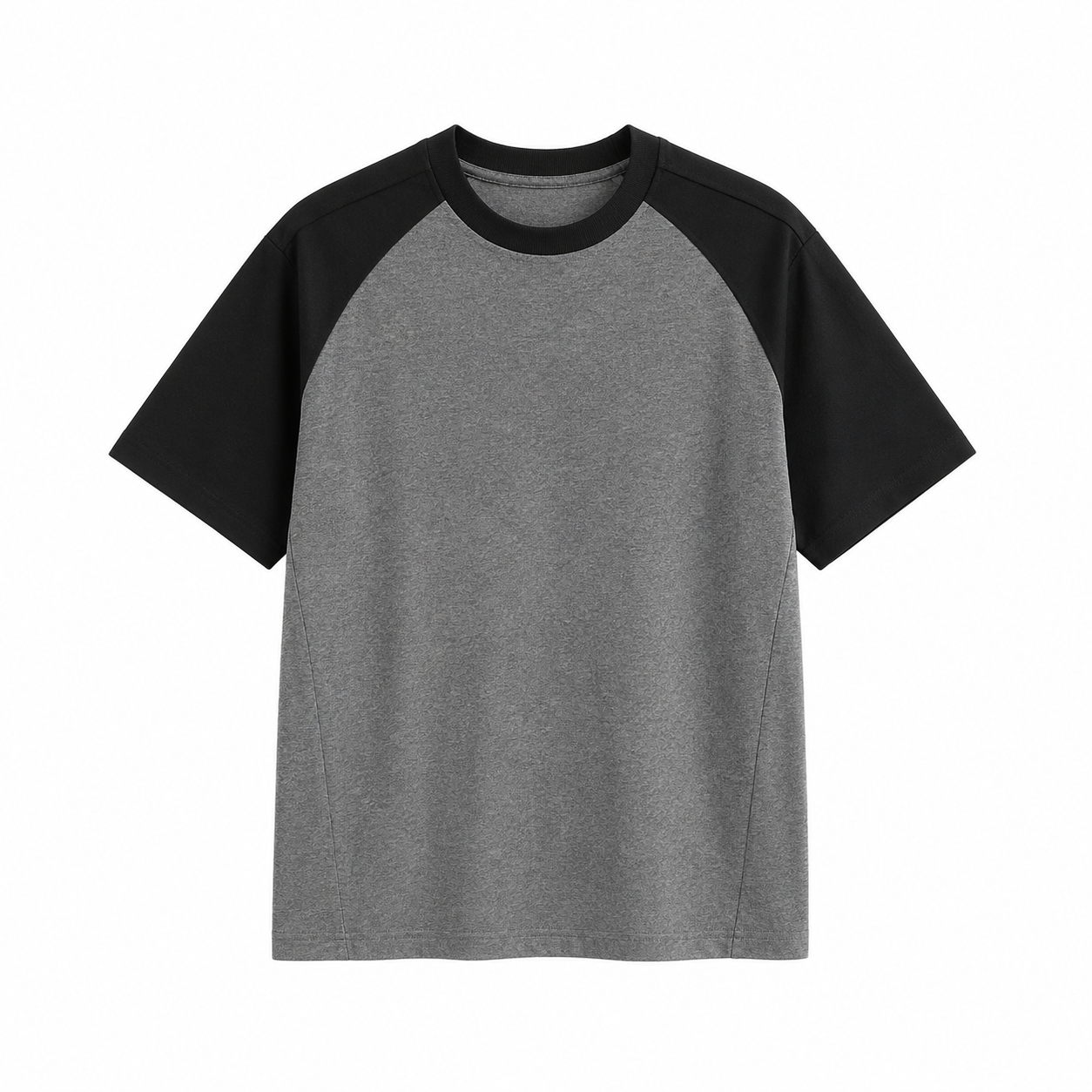 T-skjorte til Herre – Color Block Raglan T-skjorte med Avslappet Passform