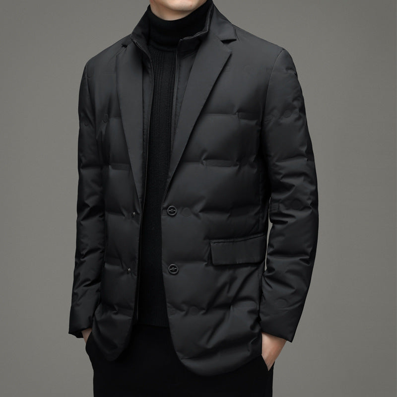 Dundynejakke i dress for menn, business og casual