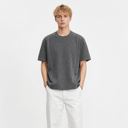 Premium T-skjorte til Herre – 260g Kraftig &amp; Minimalistisk Stil