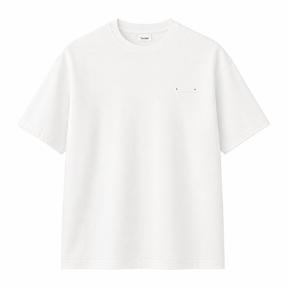 Kraftig T-skjorte til Herre – 280g Bomull &amp; Minimalistisk Design