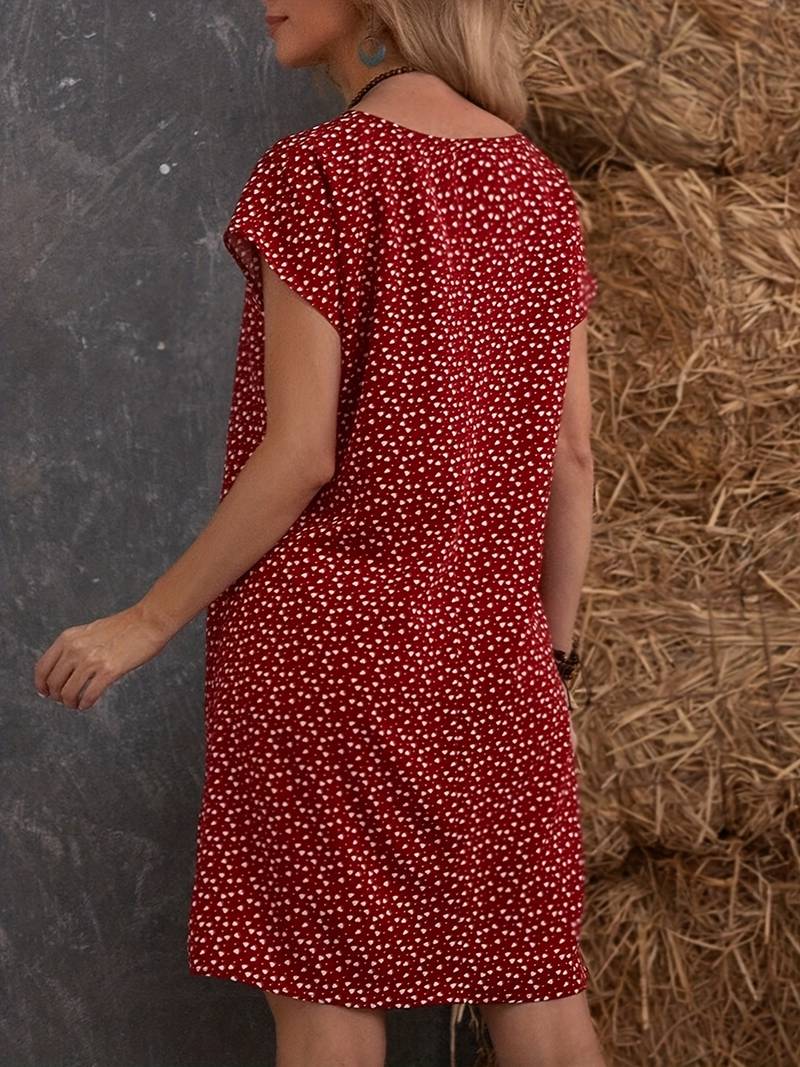 Minikjole med konfettihjerte