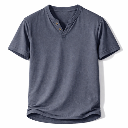 V-hals T-skjorte til Herre – Myk, Lett &amp; Perfekt for Sommer og Trening