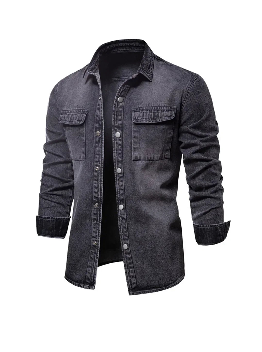 Denimskjorte for menn
