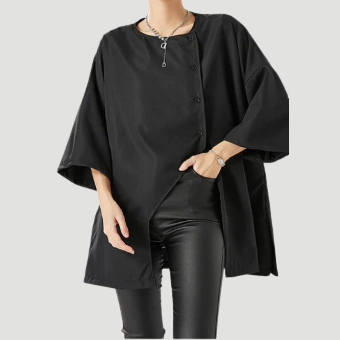 Stilig asymmetrisk bluse