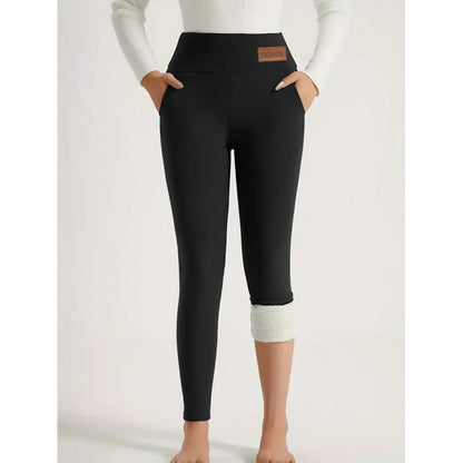 Fôrede leggings detalj