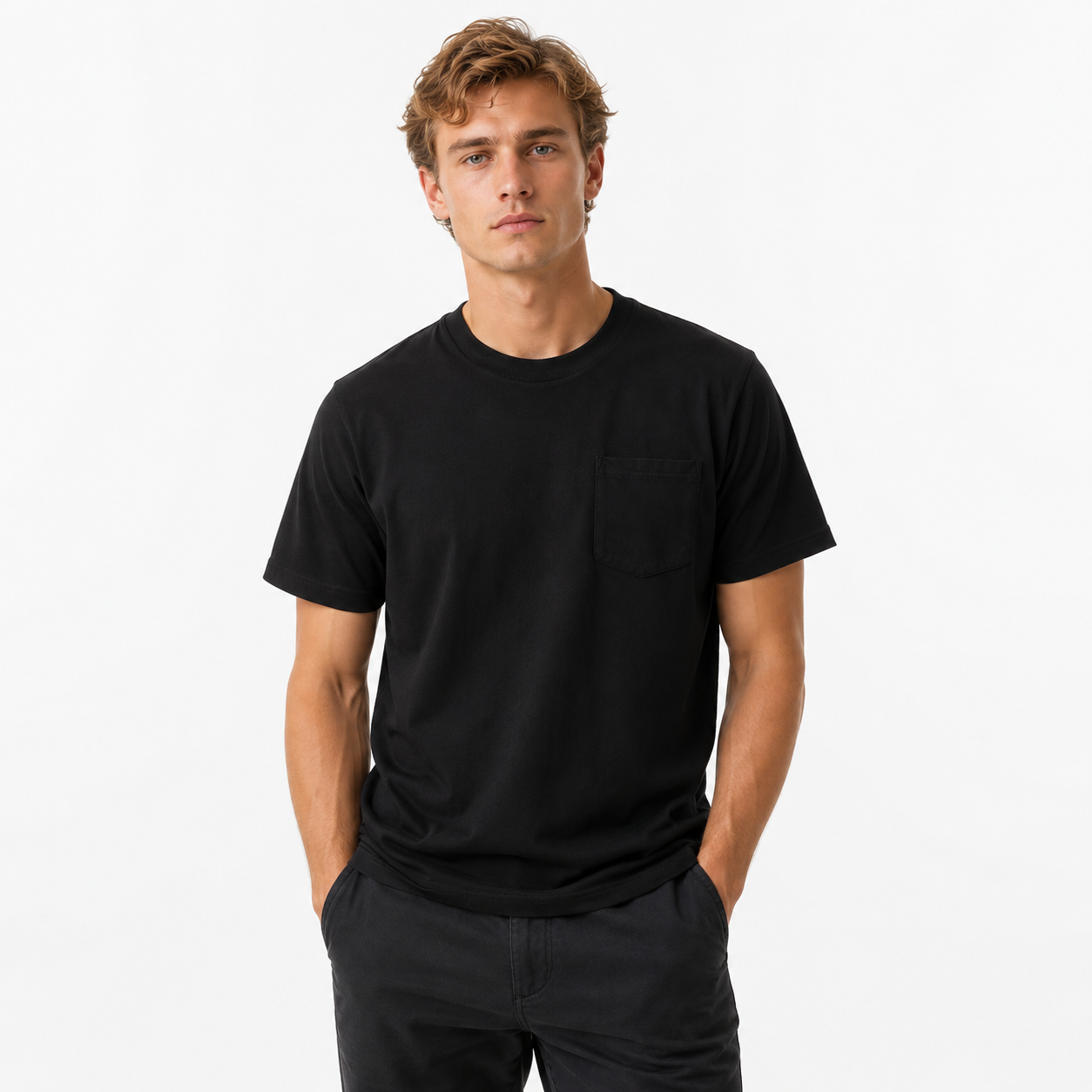 Oversized Trenings T-skjorte til Herre – Coolmax® Hurtigtørkende Sommertopp