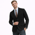 Britisk Inspirert Dressjakke for Menn – Slim Fit Blazer i Klassisk Design | Elegant Jakke til Høst og Vinter – Svart