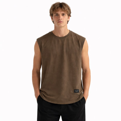 Piké Singlet til Herre – Pustende &amp; Sporty Basic Tank Top